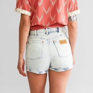 Wrangler High Rise Festival Shorts Womens Size 34